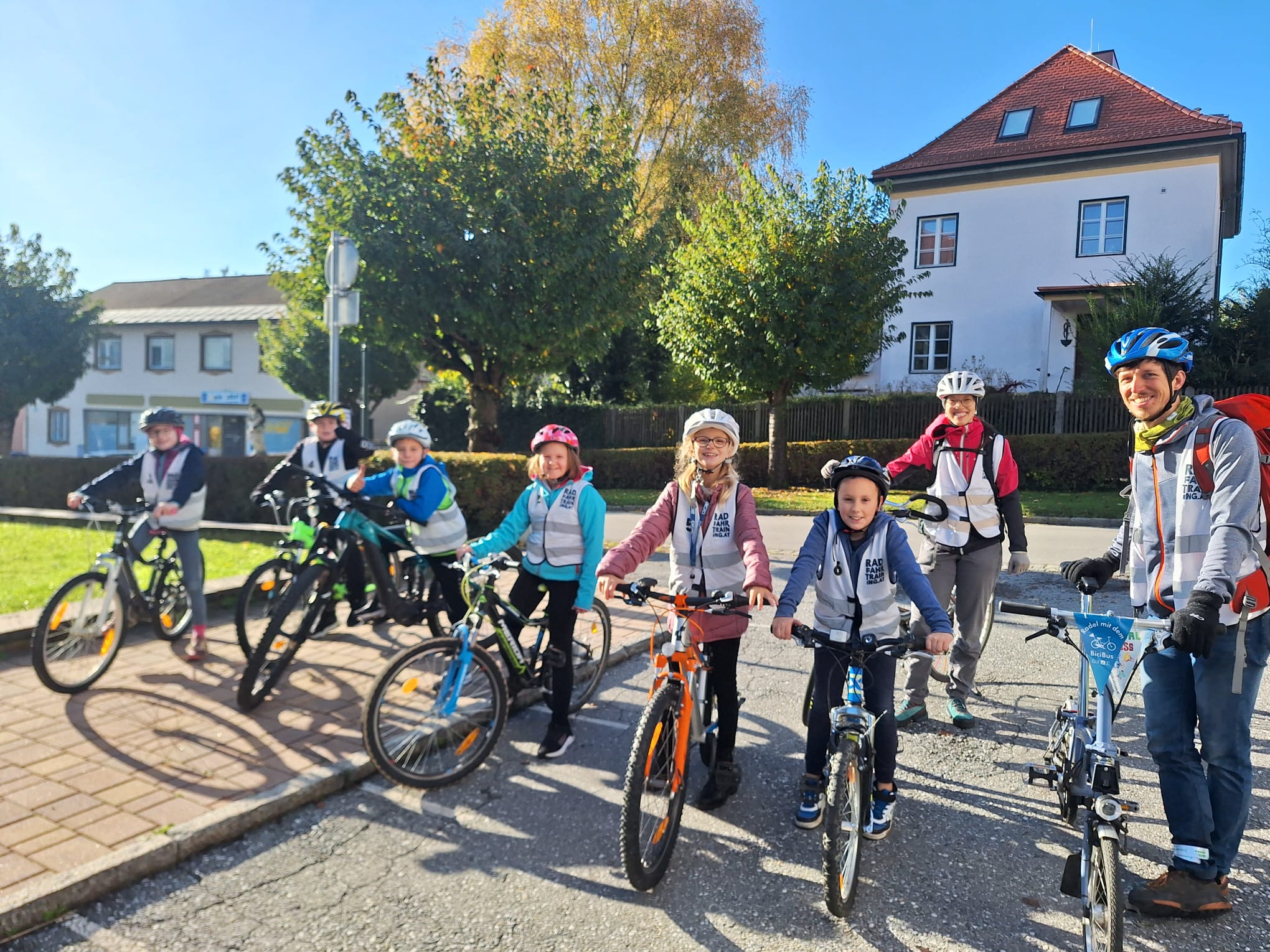 Radfahrtraining mit „klimaaktiv“